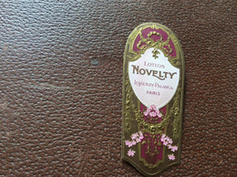 ETIQUETTE DE PARFUM  LOTION  Novelty  LORENZY-PALANCA  Paris - Etiquettes