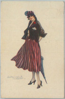 76959 - 1918 VINTAGE POSTCARD - Glamour, Ladies, ARTIST SIGNED: Bompard S. - Bompard, S.