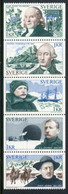 SWEDEN 1973 Explorers  MNH / **.  Michel 810-14 - Unused Stamps