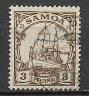 SAMOA  COLONIA TEDESCA 1900  ORDINARIA YVERT. 42  USATO VF - Samoa