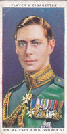1 HM King George VI - Coronation Series 1937 - Players Cigarette Cards - Royalty - Player's