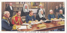 14 The Court Of Claims  - Coronation Series 1937 - Players Cigarette Cards - Royalty - Player's