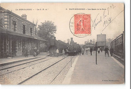 CPA 27 Pacy Sur Eure Les Quais De La Gare Train - Pacy-sur-Eure