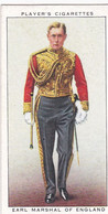 13 Earl Marshall Of England  - Coronation Series 1937 - Players Cigarette Cards - Royalty - Player's