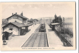 CPA 27 Pont De L'Arche Alizay La Gare Train - Pont-de-l'Arche