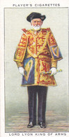 17 Lord Lyon King Of Arms  - Coronation Series 1937 - Players Cigarette Cards - Royalty - Player's