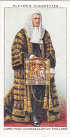 19 Lord High Chancellor Of England  - Coronation Series 1937 - Players Cigarette Cards - Royalty - Player's