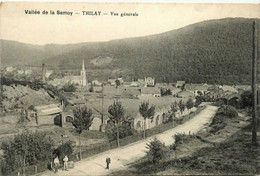 Thilay * Route Et Vue Générale Sur Le Village * Usine - Other & Unclassified