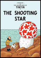 Carte Postale / Postkaart - Kuifje/Tintin - Milou/Bobbie - Haddock - The Shooting Star / L'étoile Mystérieuse - Philabédés (comics)