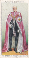 29 Order Of The British Empire - Coronation Series 1937 - Players Cigarette Cards - Royalty - Player's