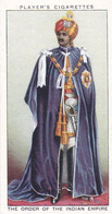 27 Order Of The Indian Empire - Coronation Series 1937 - Players Cigarette Cards - Royalty - Player's