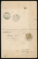 NAGYKANIZSA 1906. Eperjesy Sándor 1848-49 Es Honvédtiszt , Postázott Gyászjelentés - Used Stamps