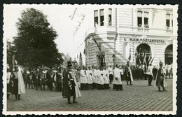 BUDAPEST 19340. Ca. BUDAPEST VÁR Dísz Tér, ünnepség, Régi Fotó, Képeslap Méret - Hungary