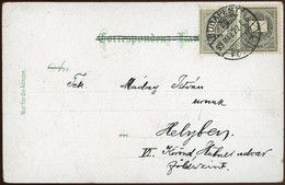 1899. Helyi Képeslap 1Kr Párral - Used Stamps