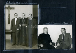 Sík Sándor és Rónay György ,  Régi Fotó Albumlapon + Még Egy Fotó Egy Erdélyi Püspökről 1955. - Zonder Classificatie