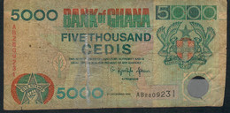 GHANA P34a 5000 CEDIS 1996 GOOD - Ghana