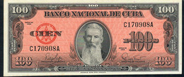 CUBA P93a 100 PESOS 1959 #C         UNC. - Cuba