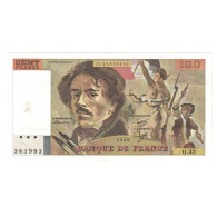 France, 100 Francs, Delacroix, 1980, O.32, SUP+, Fayette:69.4a, KM:154b - 100 F 1978-1995 ''Delacroix''