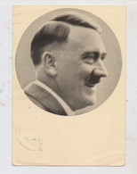 GESCHICHTE - PROPAGANDA III.Reich, Porträt Hitler, Sonderstempel Reichsparteitag 1938, Kl. Druckstellen - Geschiedenis