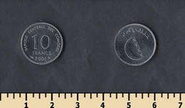 Comoros 10 Francs 2001 - Comoros