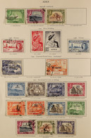 BRITISH COMMONWEALTH. 1937-52 KGVI USED COLLECTION In A Well Filled, Dedicated, Green, SG 'Crown' Album With Many Countr - Other & Unclassified