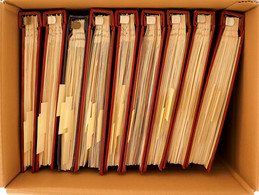 WORLD COLLECTION IN 9 VOLUMES 1880's-2000's MINT & USED COLLECTION Presented Alphabetically In Nine 'Exeter' Albums, Ade - Otros & Sin Clasificación