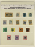 1881-1890 REPRINTS Of The 1850 Stamps, Authorized By The Postal Authorities From Modified Original Cliches, Issued In Oc - Altri & Non Classificati