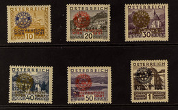 1931 International Rotary Convention Complete Set (Mi 518/23, SG 666/71, Scott B87/92), Very Fine Never Hinged Mint. Lov - Altri & Non Classificati