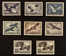 1950-53 AIRMAIL Set, 60g To 20S (Both Paper Types), SG 1215/1221 (Mi 955/56, 968x&y, 984/87), Never Hinged Mint. Wonderf - Altri & Non Classificati