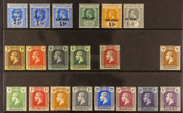 1917-26 MINT COLLECTION Presented On A Stock Card That Includes 'War Stamp' Opt'd Range, 1921-26 MCA Wmk Set (SG 60/67)  - Cayman Islands