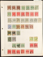 1903-90 USED ACCUMULATION KEVII To 6d Plus A Few 1s Fiscally Used, KGV To 1s Plus Fiscally Used To 5s, KGVI Defins To 10 - Fidschi-Inseln (...-1970)