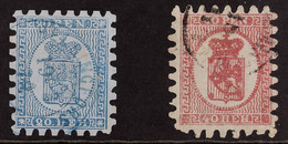 1866 20 P Blue SG36 (Mi 8B) And 40 P Rose SG 40 (MiÂ  9B), Fine/very Fine Used. (2) - Other & Unclassified