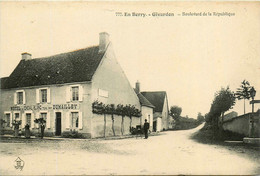 Givardon * Le Boulevard De La République * Hôtel Du Cheval Blanc DUMAILLET - Autres & Non Classés