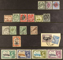 1903 - 1935 VERY FINE USED COLLECTION Of Very Fine Stamps With Cds PostmarksÂ presented On A Stock Card Includes 1903-04 - Malta (...-1964)