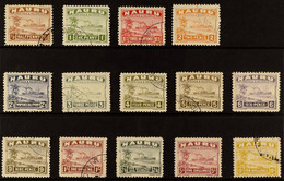 1937-48 Century Freighter Set On Shiny Paper, SG 26B/39B, Fine Used (14 Stamps) - Nauru
