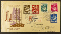 1950 (17 July) Bombed Churches Set On Illustrated First Day Cover (neat Handwritten Address) With Special Cancels, NVPH  - Other & Unclassified