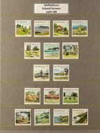 1987-2003 COMPREHENSIVE NEVER HINGED MINT COLLECTION An Attractive Collection Of Complete Sets And Associated Miniature  - Norfolkinsel