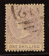 1882-90 1s Mauve, SG 20, Fine Used.Â  - St.Christopher-Nevis-Anguilla (...-1980)