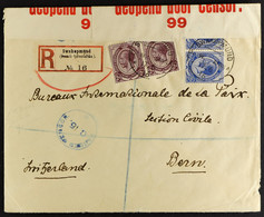 PRISONER OF WAR MAIL 1916 (28 Jul) Registered Cover ('Deutsch' Obliterated From Reg Label) From Swakopmund To Berne (the - South West Africa (1923-1990)