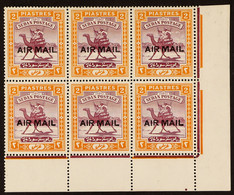 1931 2p Purple & Orange-yellow 'Air Mail' Overprint EXTENDED FOOT TO 'R' Variety, SG 49a, Within Never Hinged Mint Lower - Sudan (...-1951)