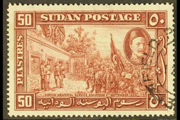 1935 50pi Red Brown 'General Gordon', SG 67, Very Fine Cds Used - Sudan (...-1951)