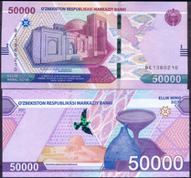 Uzbekistan 50000 Som 2021 - UNC # P- W91 - Ouzbékistan