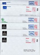 Lot 18 Enveloppes Différentes PAP : Réponse/Ciappa-Kavena - Prêts-à-poster:Answer/Ciappa-Kavena