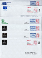 Lot 18 Enveloppes Différentes PAP : Réponse/Ciappa-Kavena - PAP: Antwort/Ciappa-Kavena