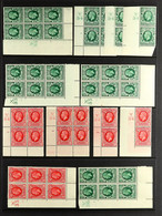 1934-6 PHOTOGRAVURE FINE MINT CONTROLS Incl. Â½d Four Blocks Of Six, 1d V34 Blocks Of 4 X2, X35 Block Of 6, 1Â½d V34 Blo - Unclassified