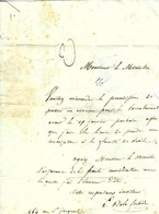 1856 De Paris  Marque Postale Bureau De La Maison Du Roi  Au Ministre Instruction Publique Inscription Au BACCALAUREAT - Diplômes & Bulletins Scolaires