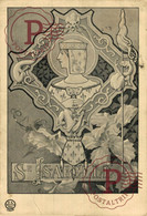 SAINTE ISABELLE (époque Médiévale) - DECOR ART NOUVEAU - DRAGONS, PAPILLONS , FLEURS DE LYS,   Illustrateur ILLUSTRATION - 1900-1949