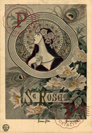 SAINTE SA ROSE ROSA (époque Médiévale)  DECOR ART NOUVEAU   Illustrateur ILLUSTRATION - 1900-1949