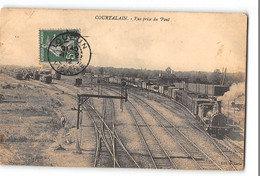 CPA 28 Courtalain Le Viaduc Train - Courtalain