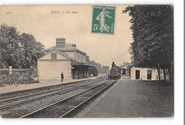 CPA 28 Jouy La Gare Train - Jouy